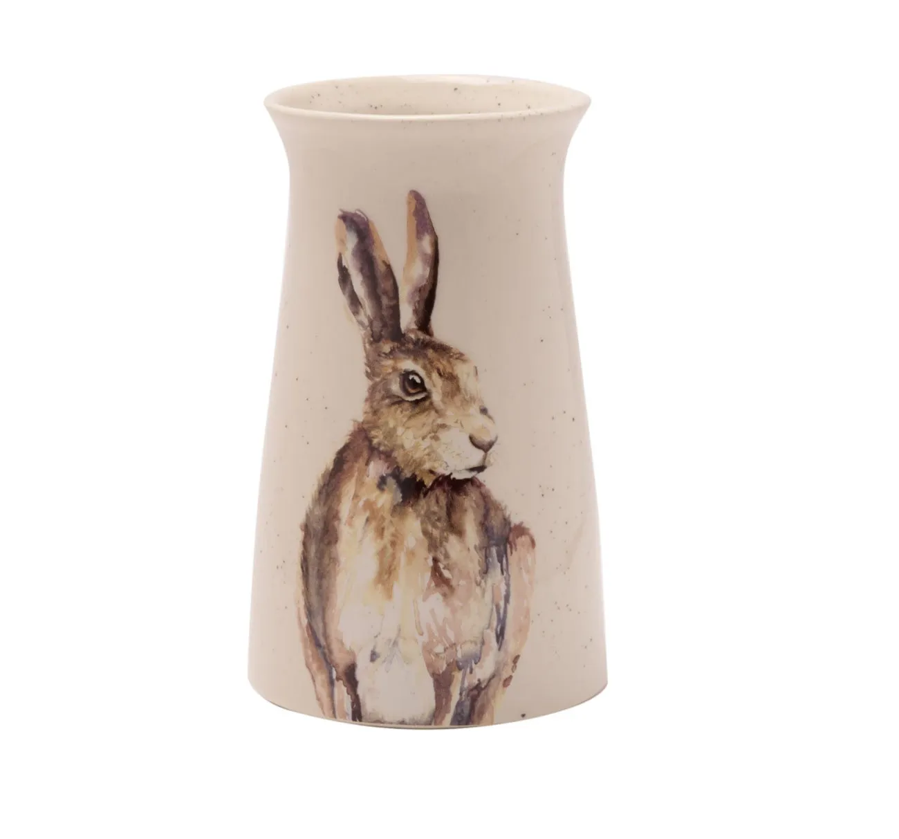 1120 - Meg Hawkins Small Vase with Hare - Widdop