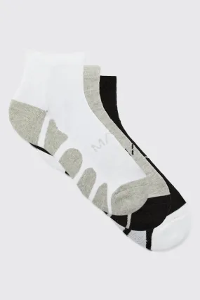 5 Pack Man Dash Activewear Ankle Socks