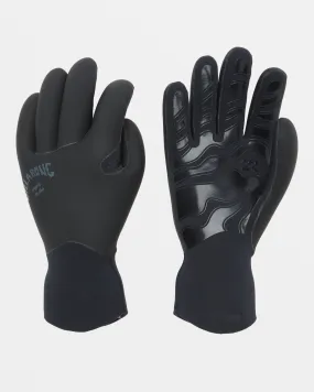 5mm Furnace Upcycler 5 Finger Wetsuit Gloves - Black