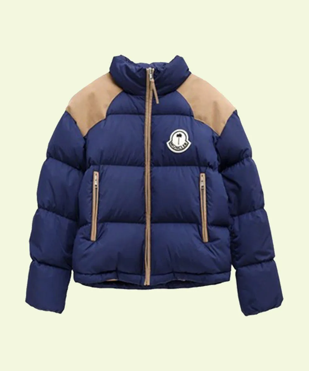 8 Moncler X Palm Angels Kelsey Blue Puffer Jacket - The Puffer jackets