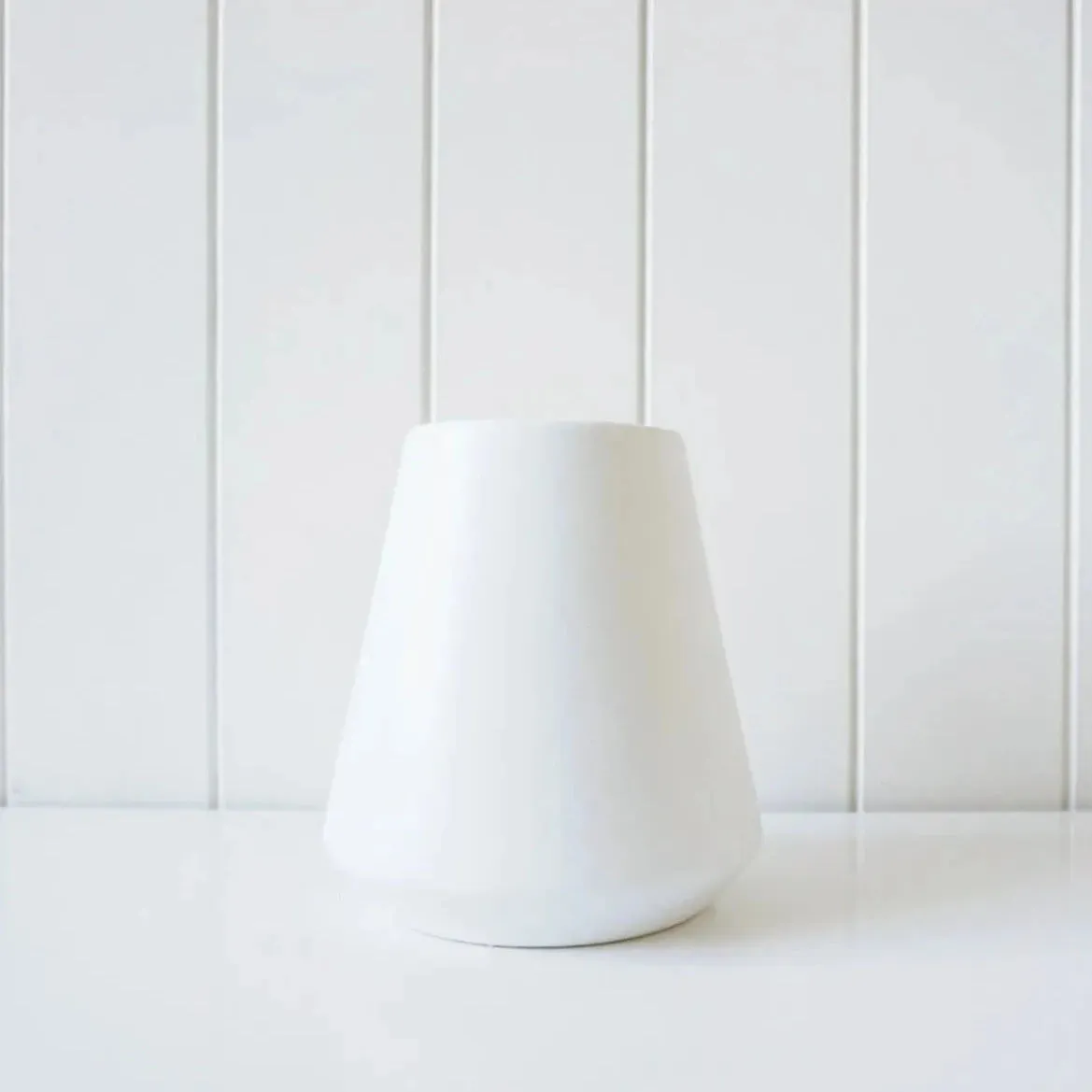 Abstract Vase - White