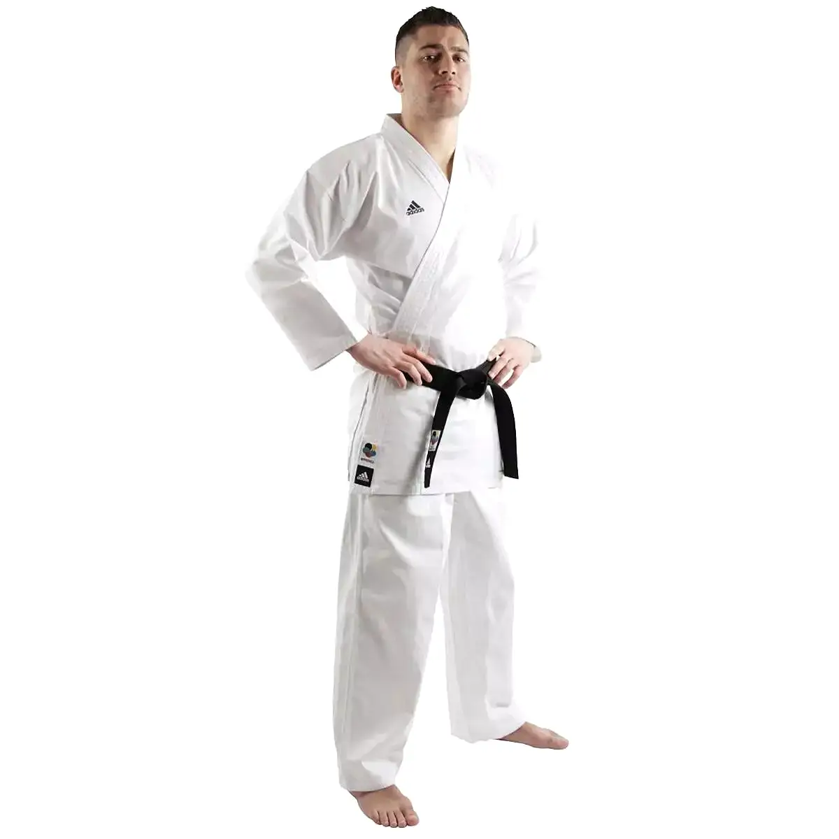 adidas Karate Gi WKF Club Adults White Uniform K220C