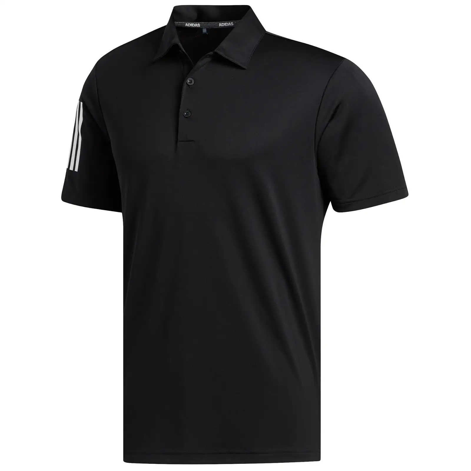 adidas Mens 3-Stripe Basic Polo Shirt