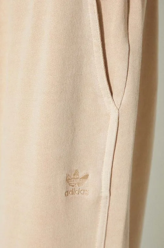 adidas Originals cotton joggers beige color