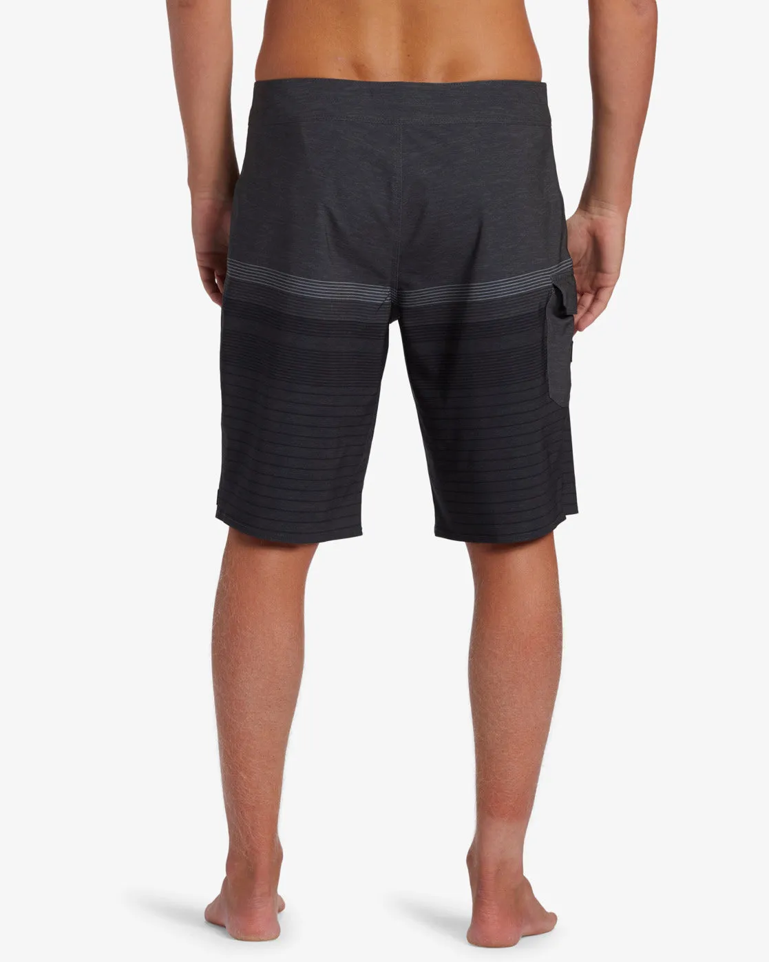 All Day Heather Stripe Pro 20 Boardshorts - Charcoal