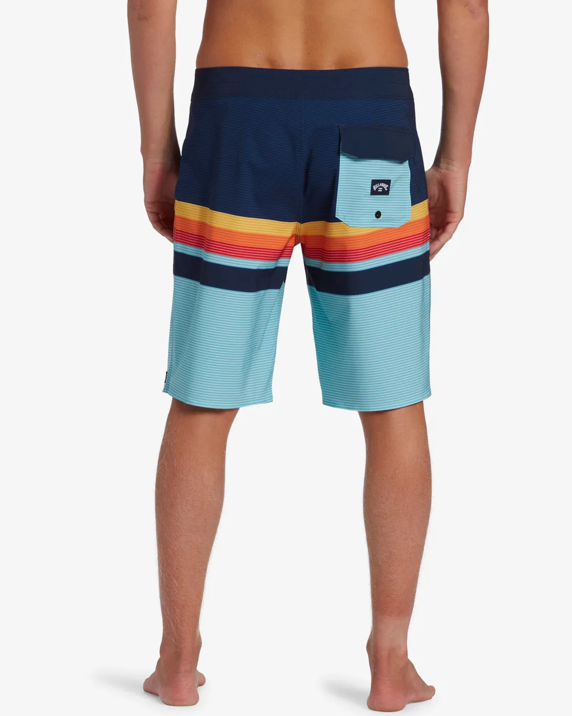 All Day Stripe Pro 20 Boardshorts - Blue