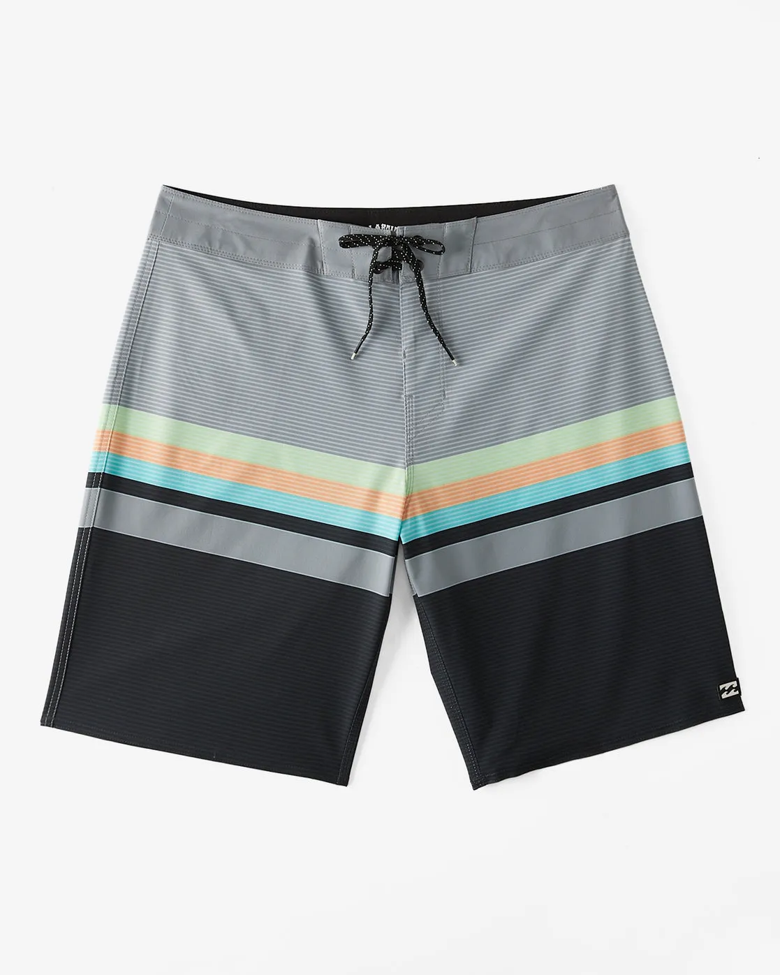 All Day Stripe Pro 20 Boardshorts - Graphite