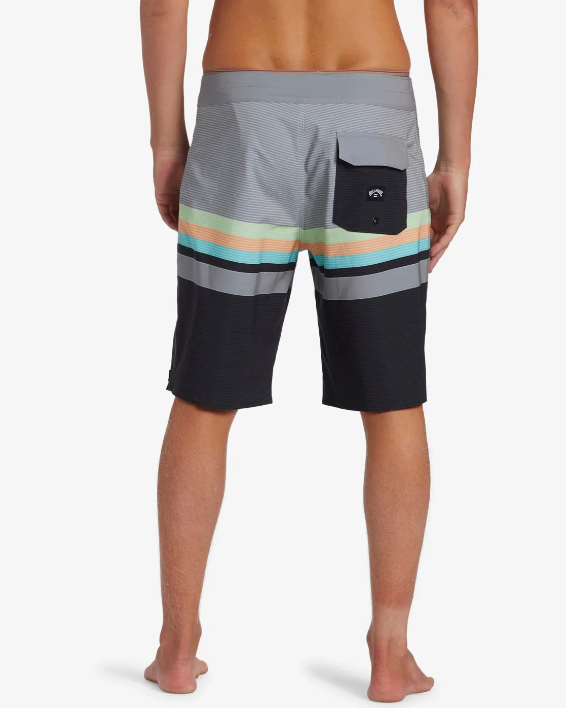 All Day Stripe Pro 20 Boardshorts - Graphite