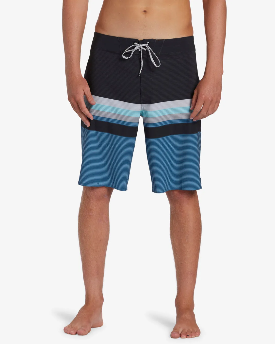 All Day Stripe Pro 20 Boardshorts - Vintage Indigo