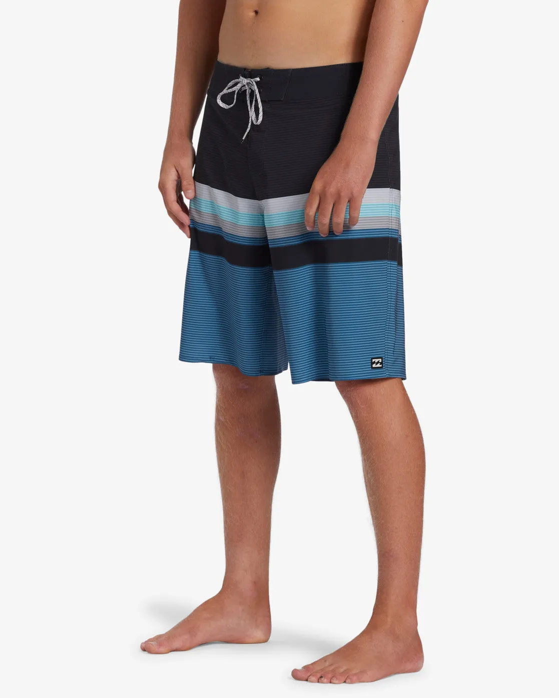 All Day Stripe Pro 20 Boardshorts - Vintage Indigo