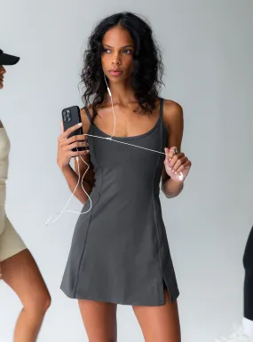 Ambition Activewear Mini Dress Grey