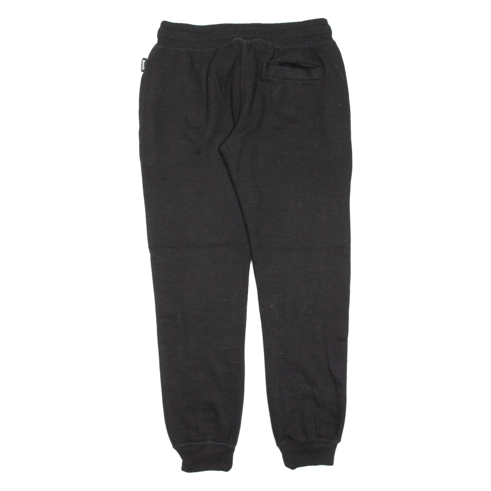 BENCH Mens Joggers Black Tapered S W32 L30