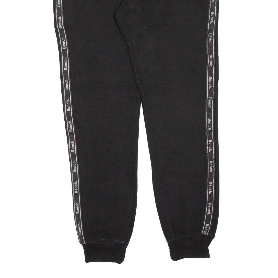 BENCH Mens Joggers Black Tapered S W32 L30