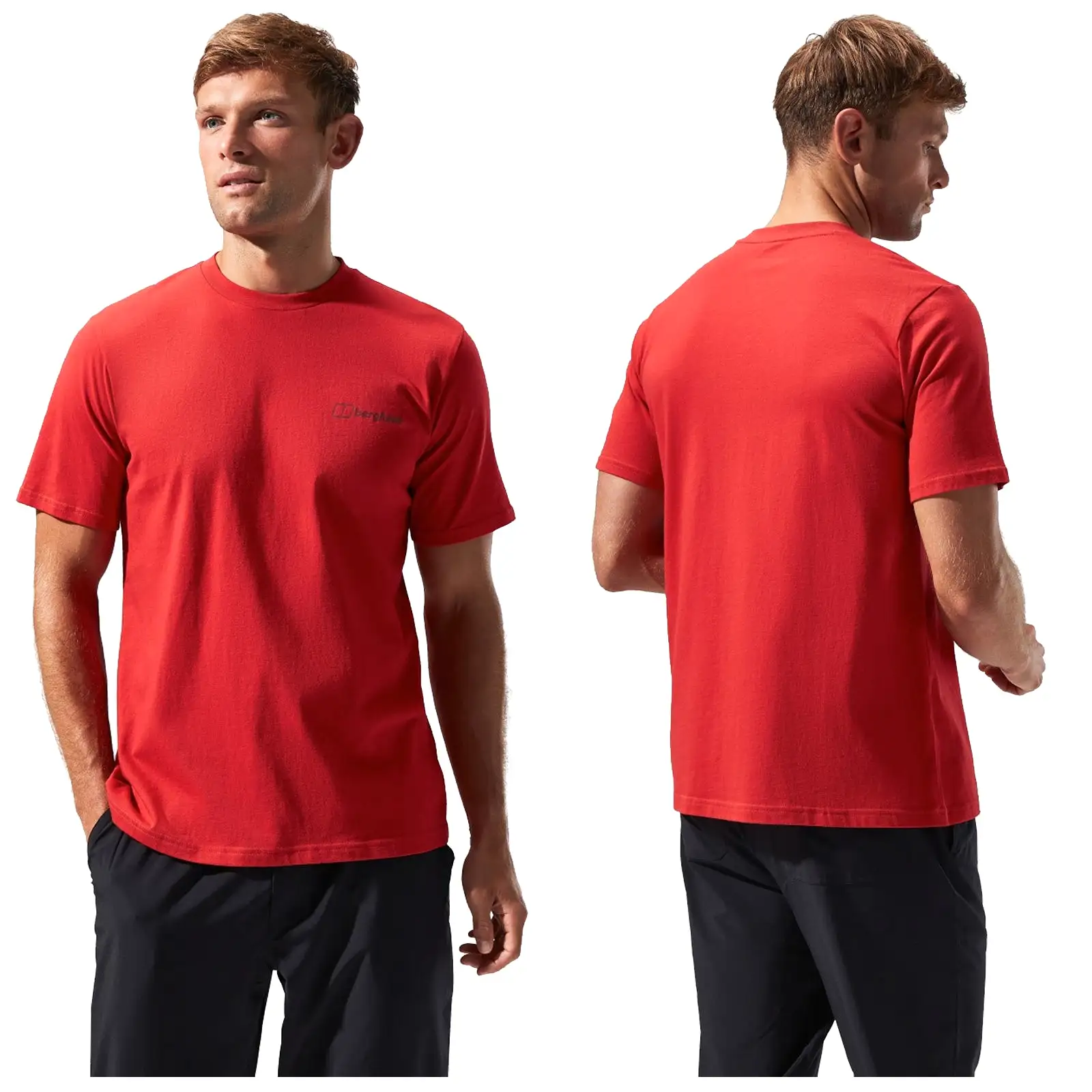 Berghaus Mens Organic Cotton Colour Logo T-Shirt