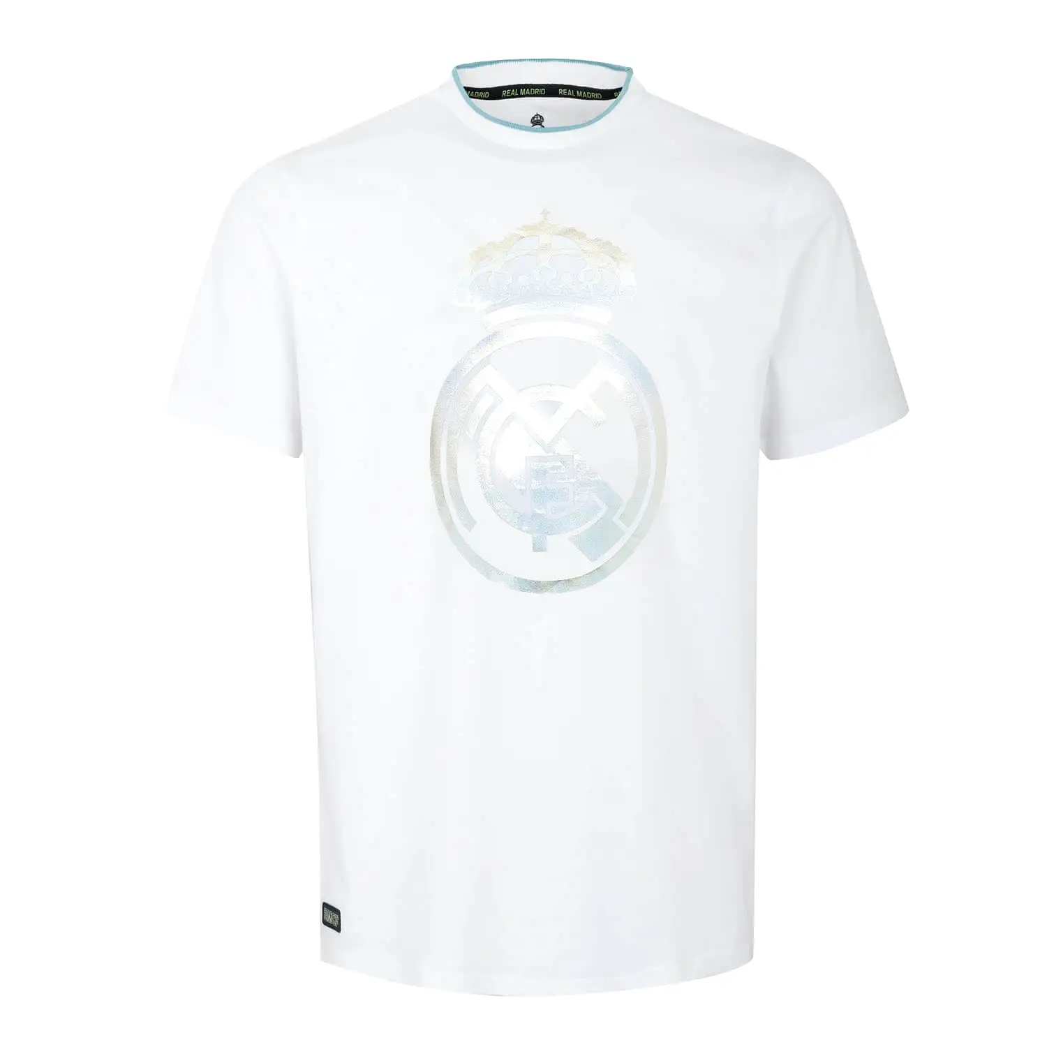 Bernabéu Neon Lights Camiseta Hombre Estampado Reflectante Blanco