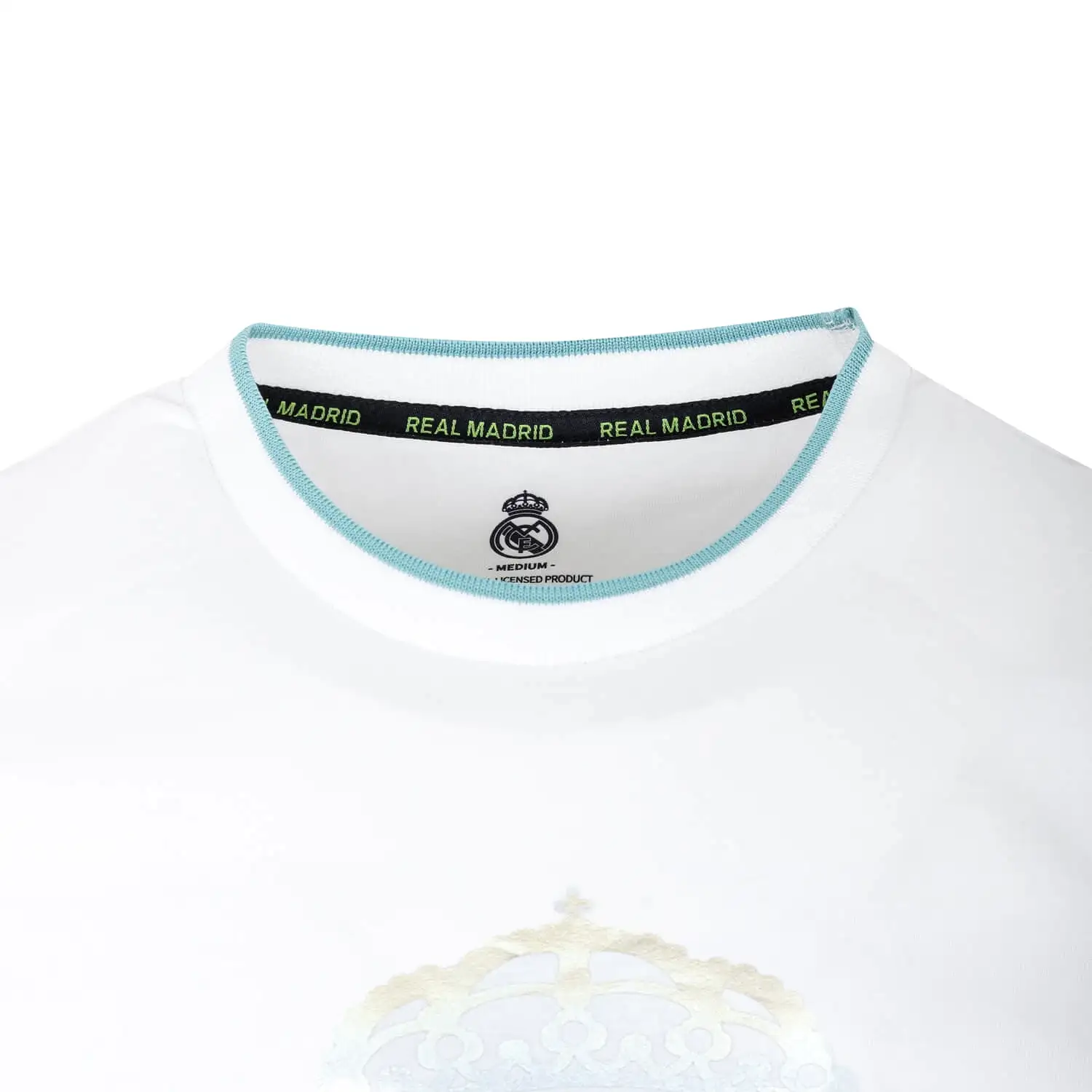 Bernabéu Neon Lights Camiseta Hombre Estampado Reflectante Blanco