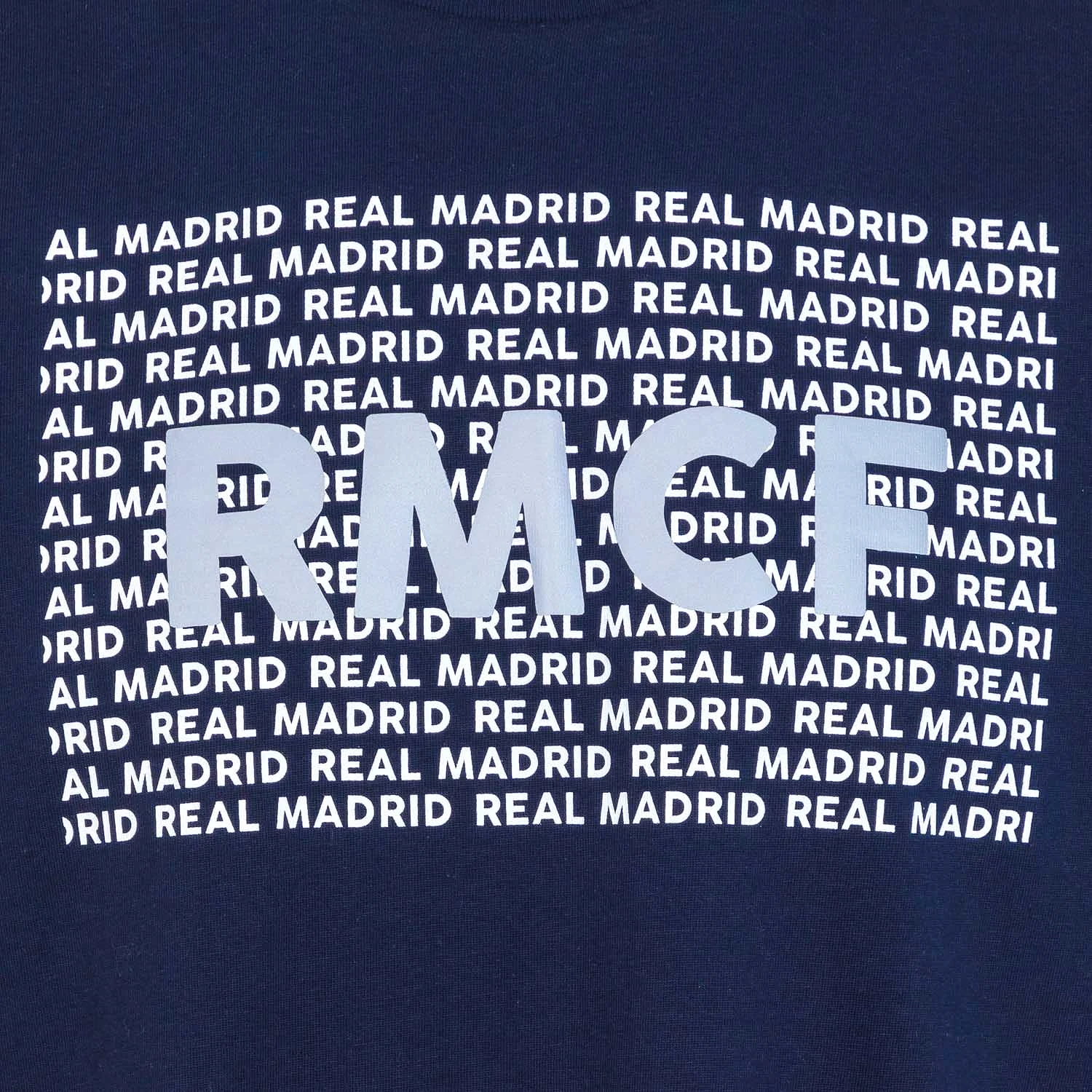 Bernabéu Neon Lights Camiseta Hombre Estampado RMCF Azul