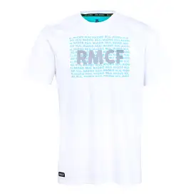 Bernabéu Neon Lights Camiseta Hombre Estampado RMCF Blanco