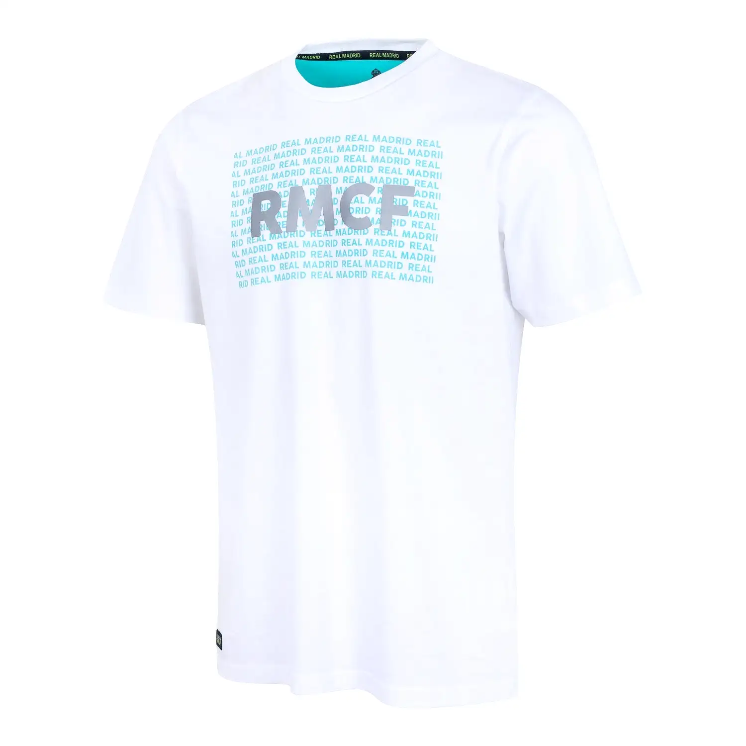 Bernabéu Neon Lights Camiseta Hombre Estampado RMCF Blanco