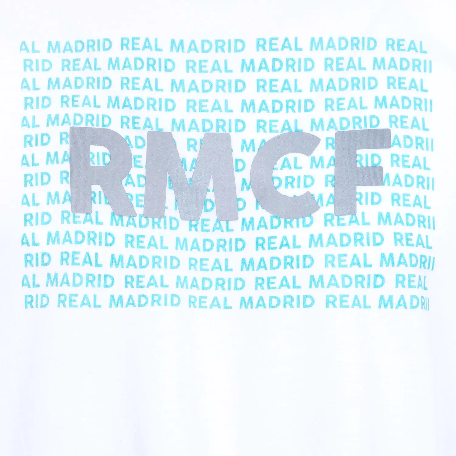 Bernabéu Neon Lights Camiseta Hombre Estampado RMCF Blanco