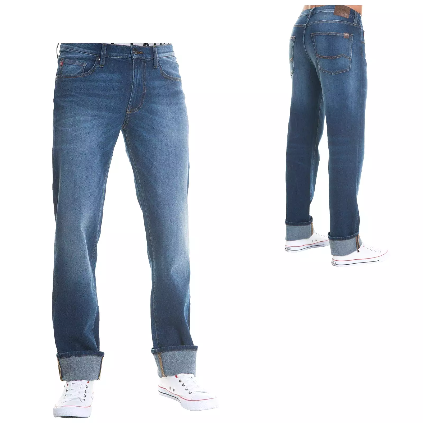 Big Star Mens Colt Straight Leg Jeans