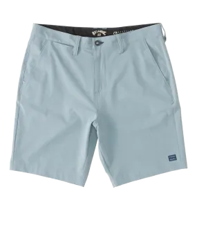 Billabong Crossfire Slub Mid Shorts-Washed Blue