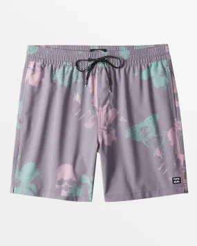 Billabong Sundays Layback Boardshorts-Purple Ash