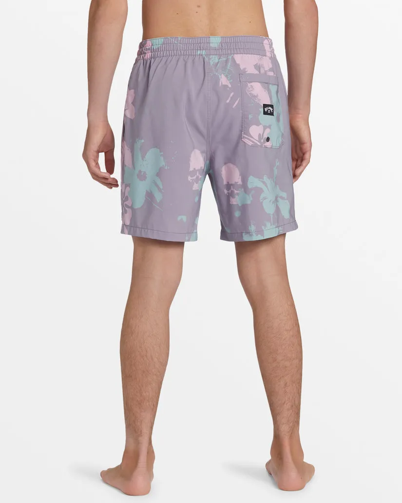 Billabong Sundays Layback Boardshorts-Purple Ash