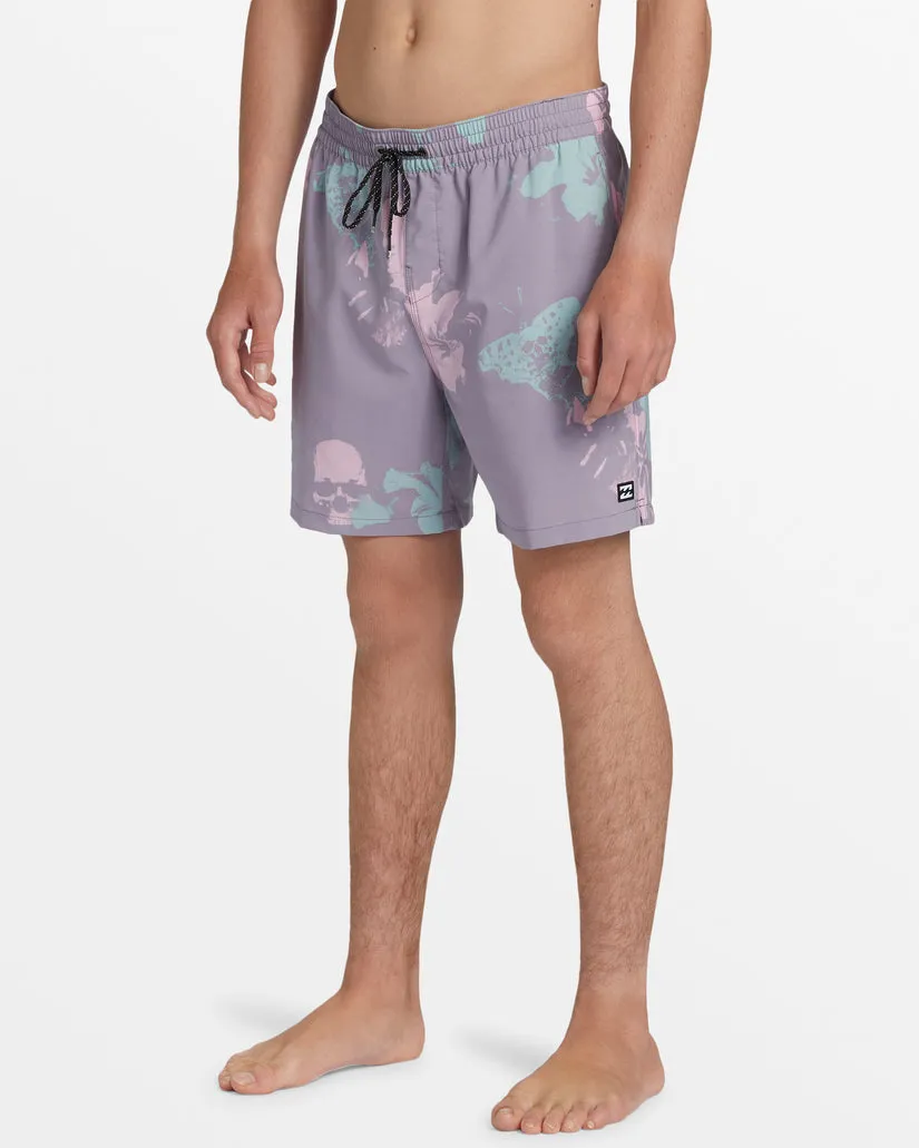 Billabong Sundays Layback Boardshorts-Purple Ash