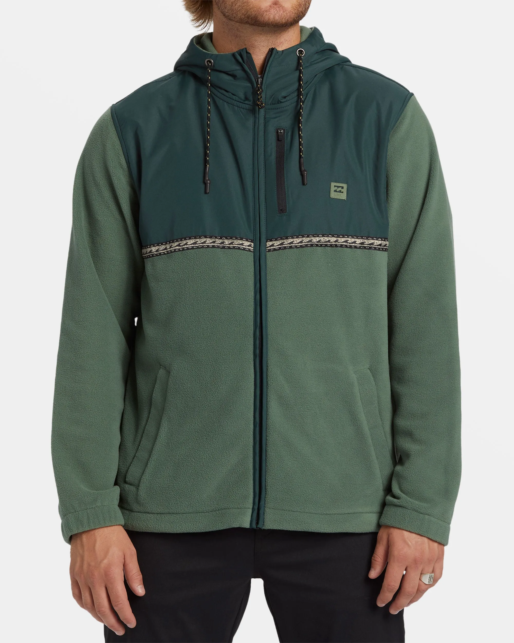 Boundary Lite Zip-Up Hoodie - Forest Green