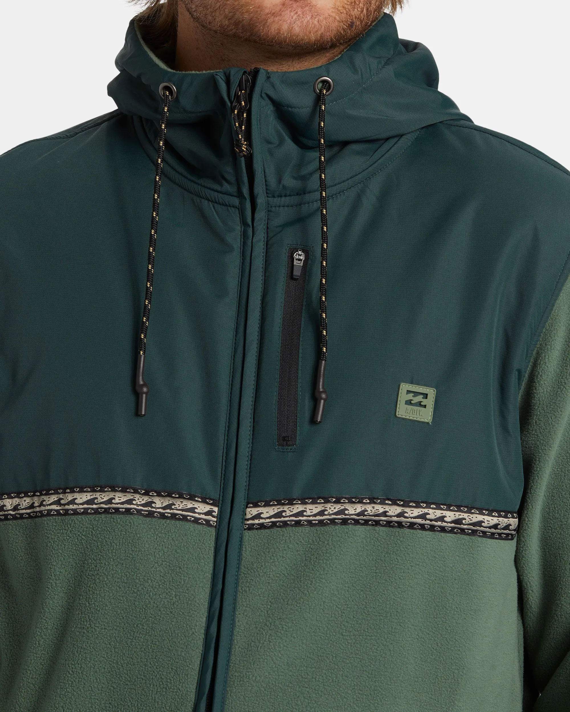 Boundary Lite Zip-Up Hoodie - Forest Green