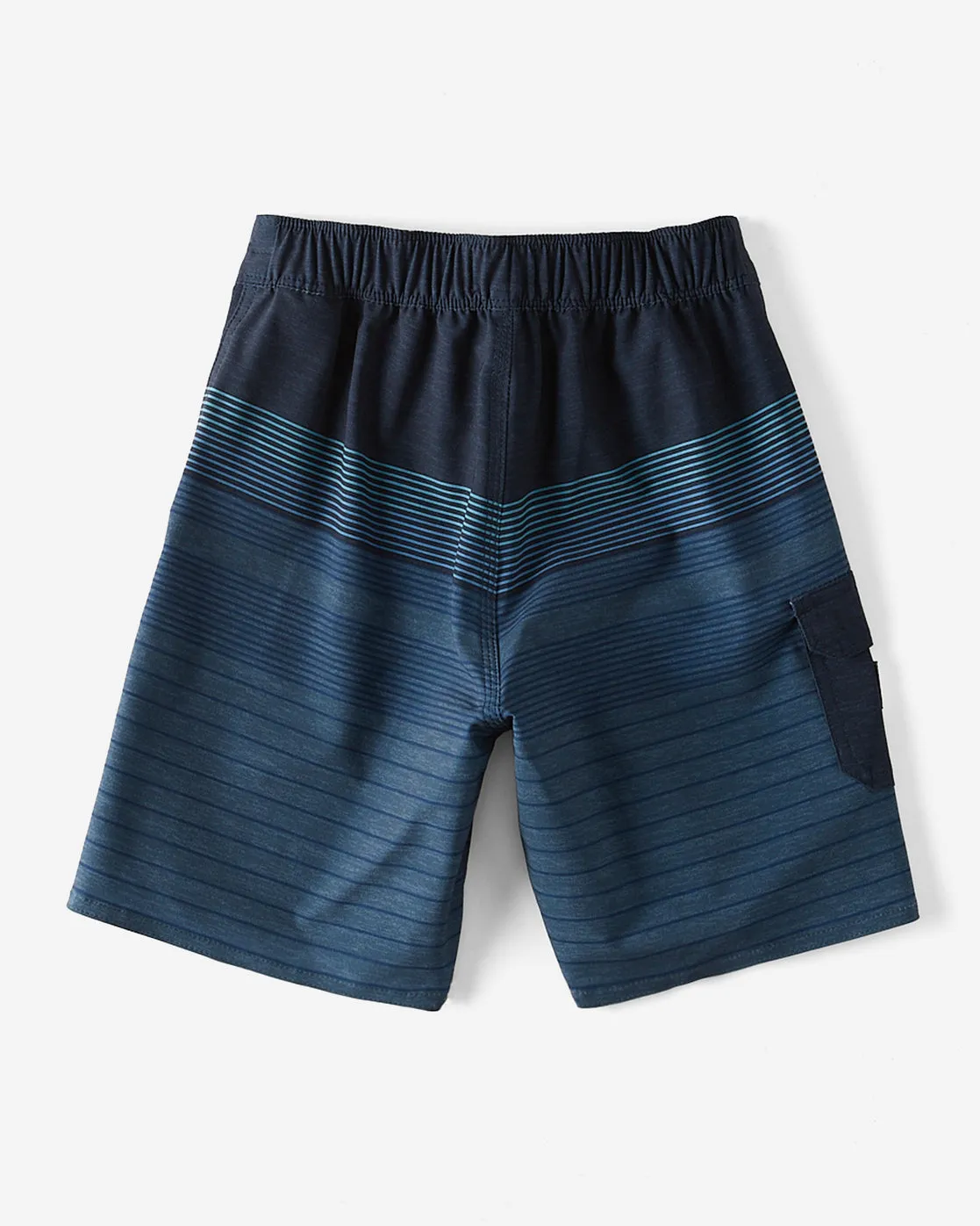 Boy's 2-7 All Day Heather Stripe Pro Boardshorts - Navy