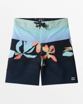 Boy's 2-7 Tribong Pro 13 Boardshorts - Navy