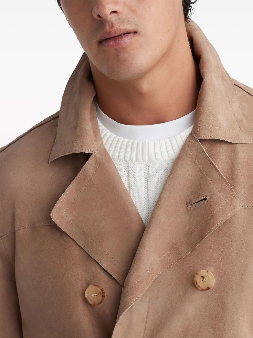 Brunello Cucinelli Coats   Marrone Chiaro