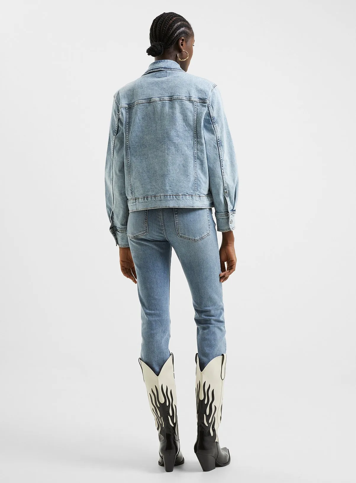 Buy  FRENCH CONNECTION Stretch Denim Trucker Jacket XL | Denim jackets | Tu