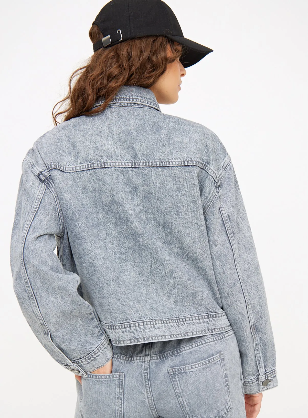 Buy Grey Twill Trucker Denim Jacket 10 | Denim jackets | Tu