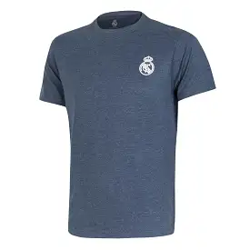 Camiseta Azul Hombre Escudo Monocolor Essentials