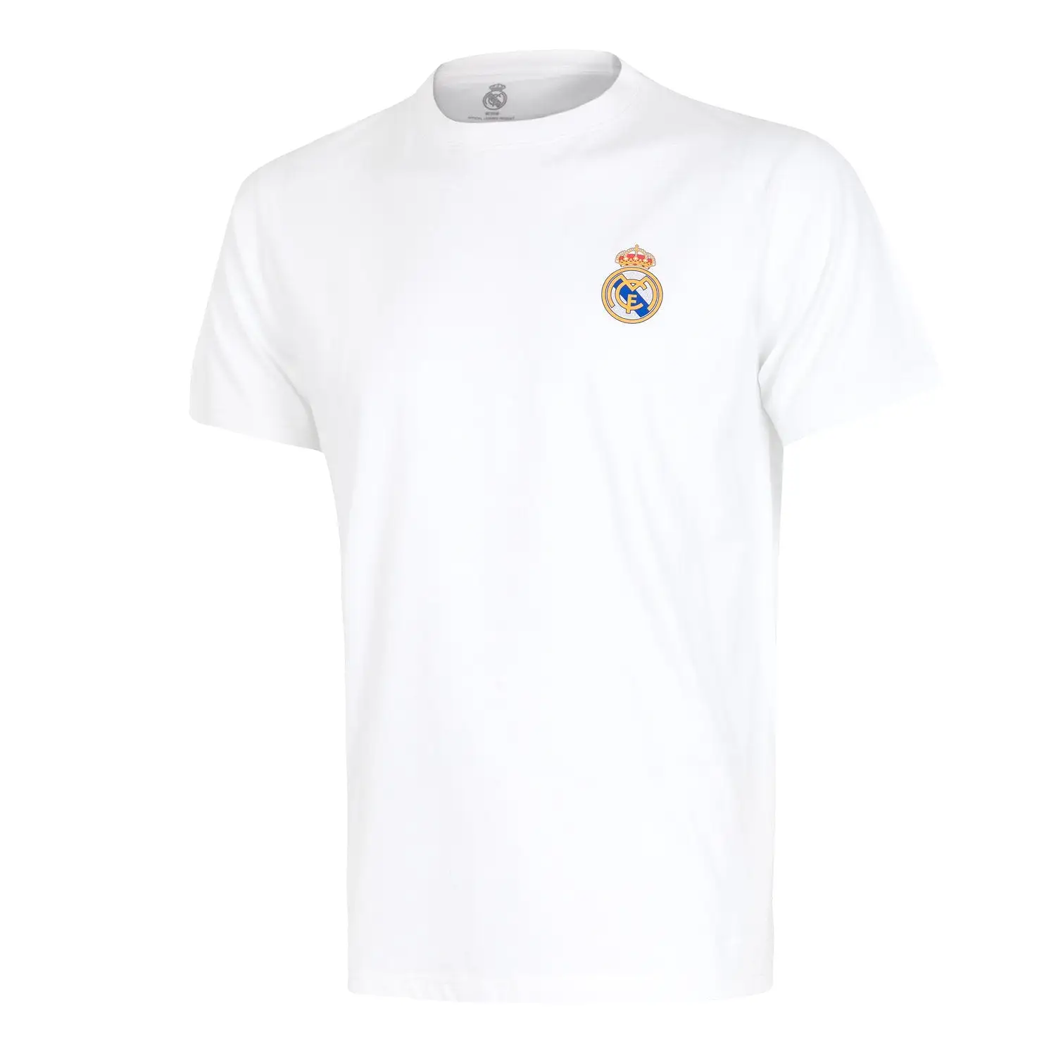 Camiseta Blanca Hombre Escudo Color Essentials