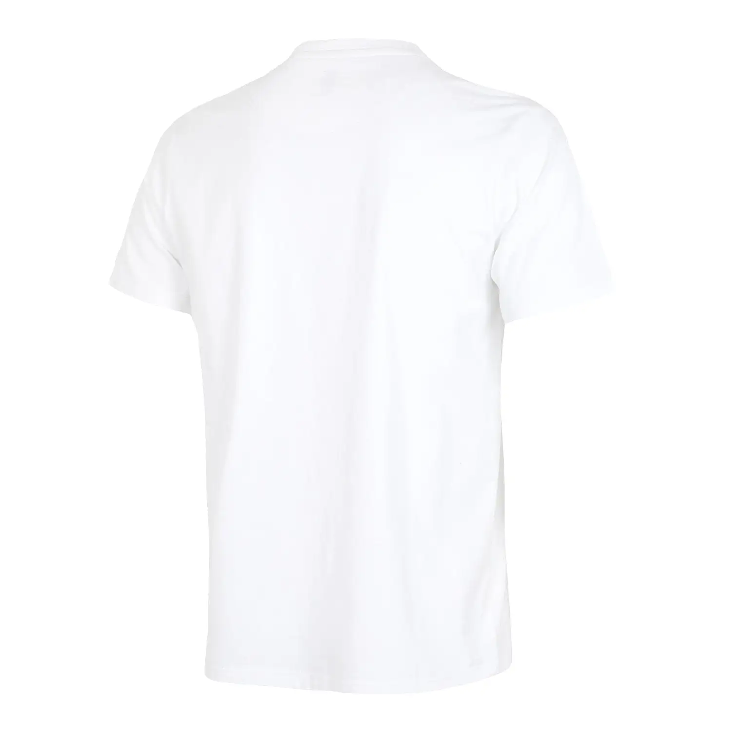 Camiseta Blanca Hombre Escudo Monocolor Essentials