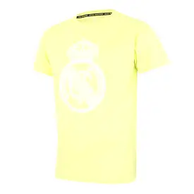 Camiseta Escudo Hombre Lima/Blanca Real Madrid