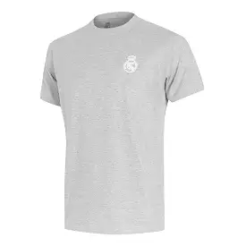 Camiseta Gris Claro Hombre Escudo Monocolor Essentials