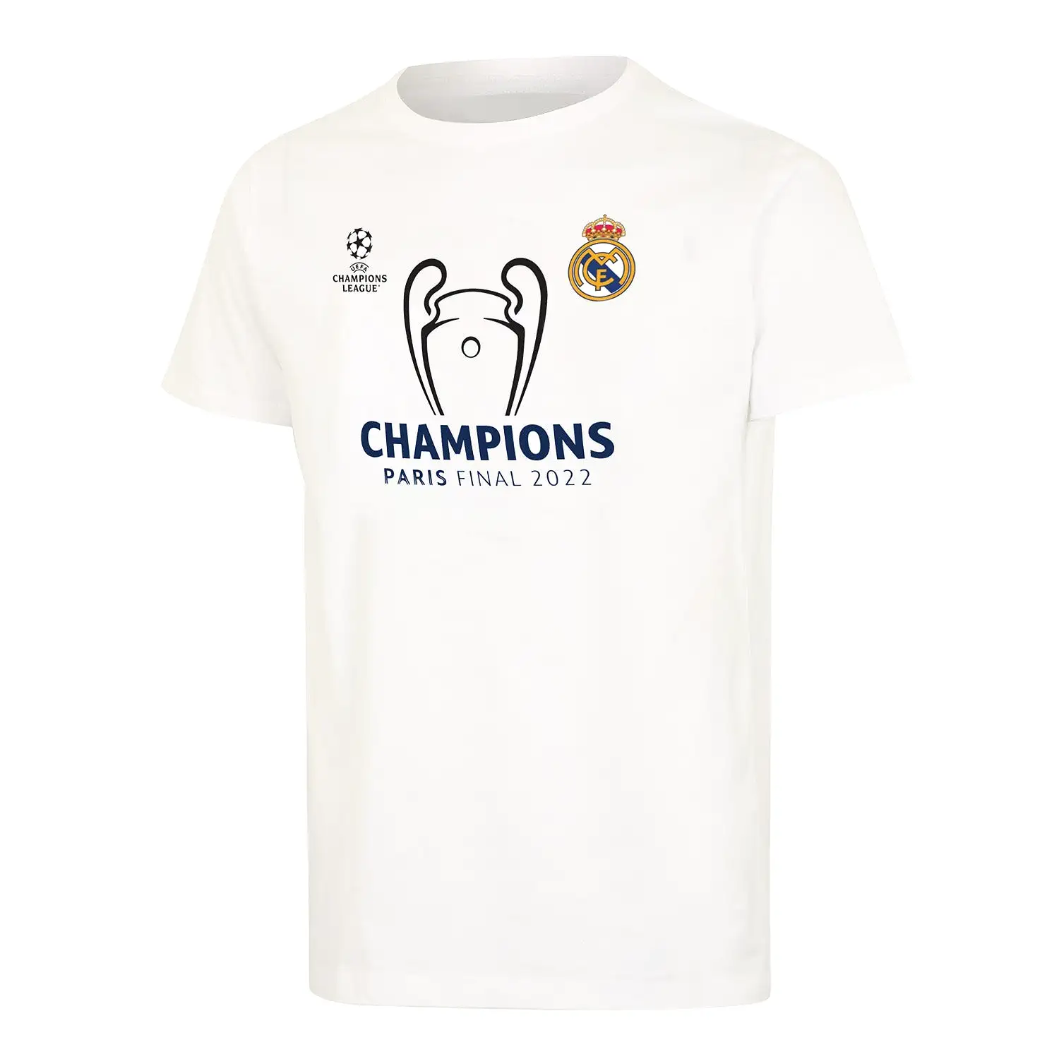 Camiseta Hombre Campeones UCL 2022 Blanca