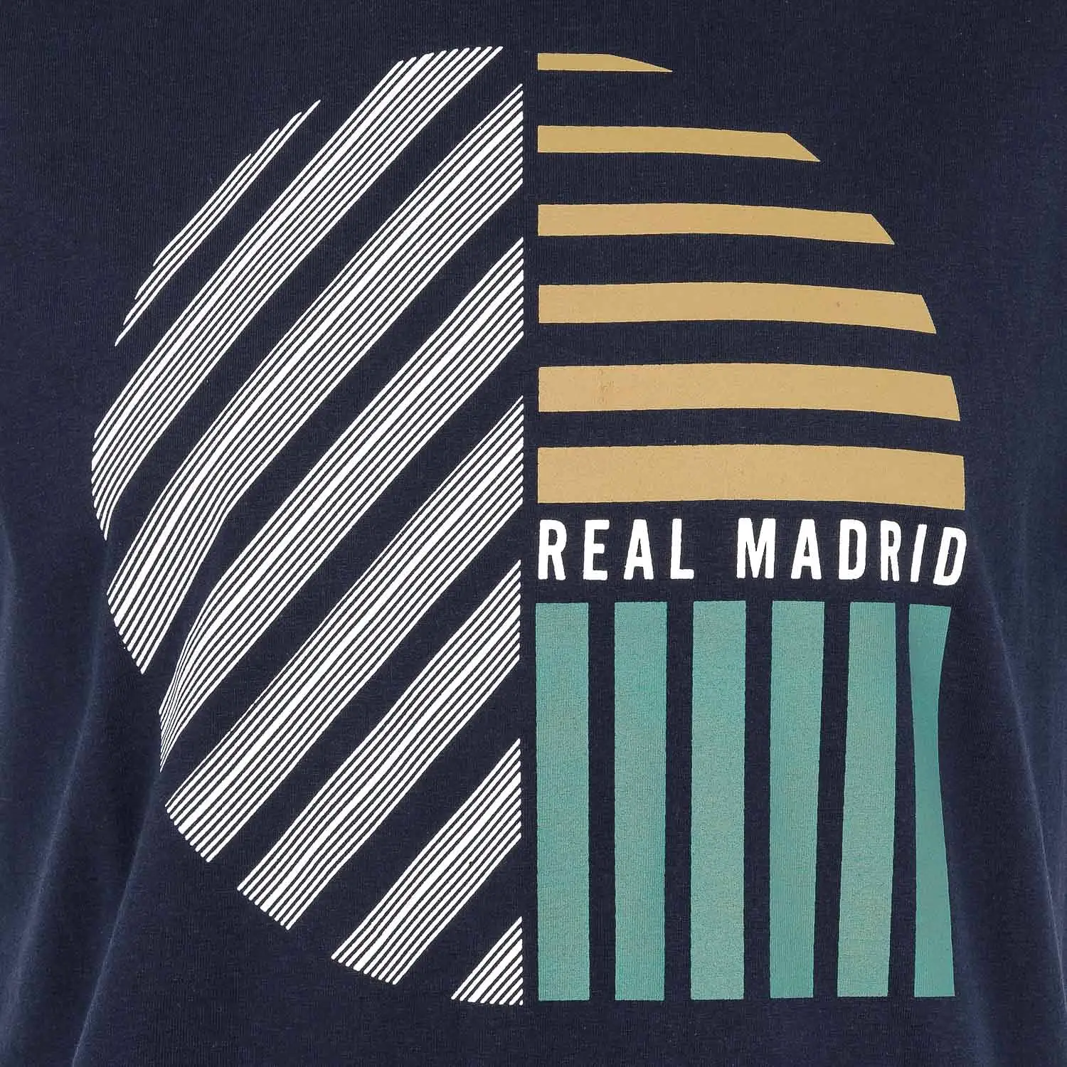 Camiseta Hombre Círculo Azul Marino Real Madrid