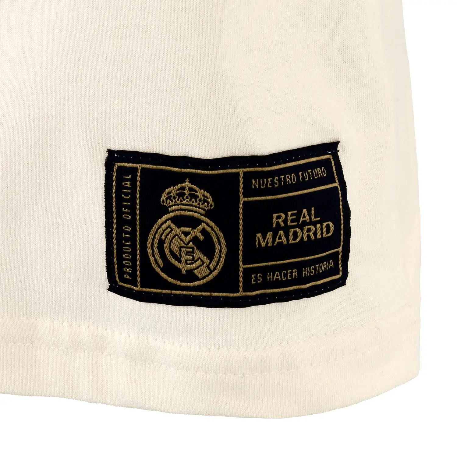 Camiseta Hombre Escudo Blanco Roto