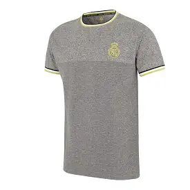 Camiseta Hombre Gris/Lima Real Madrid