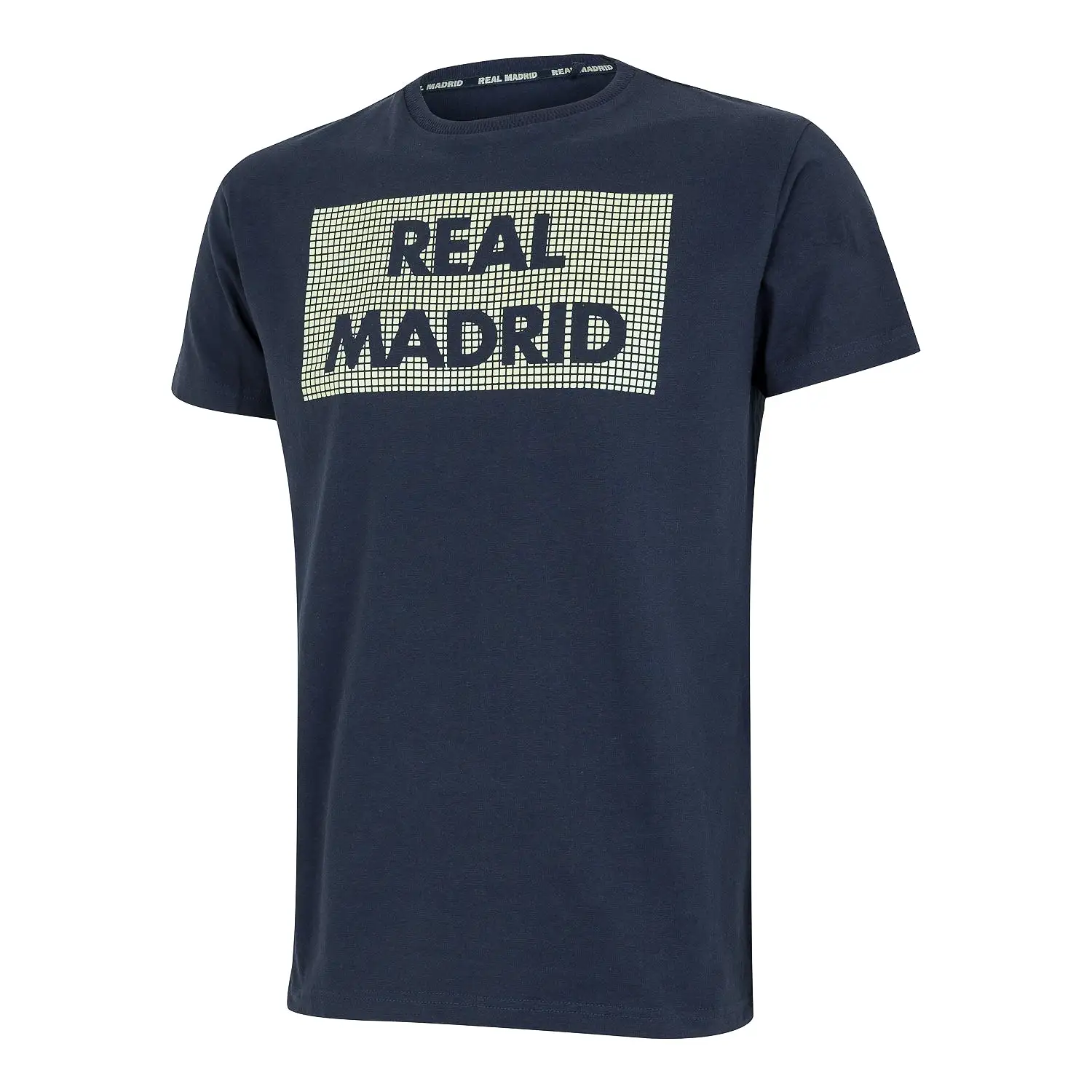 Camiseta Hombre Texto 1902 Azul Marino Menta