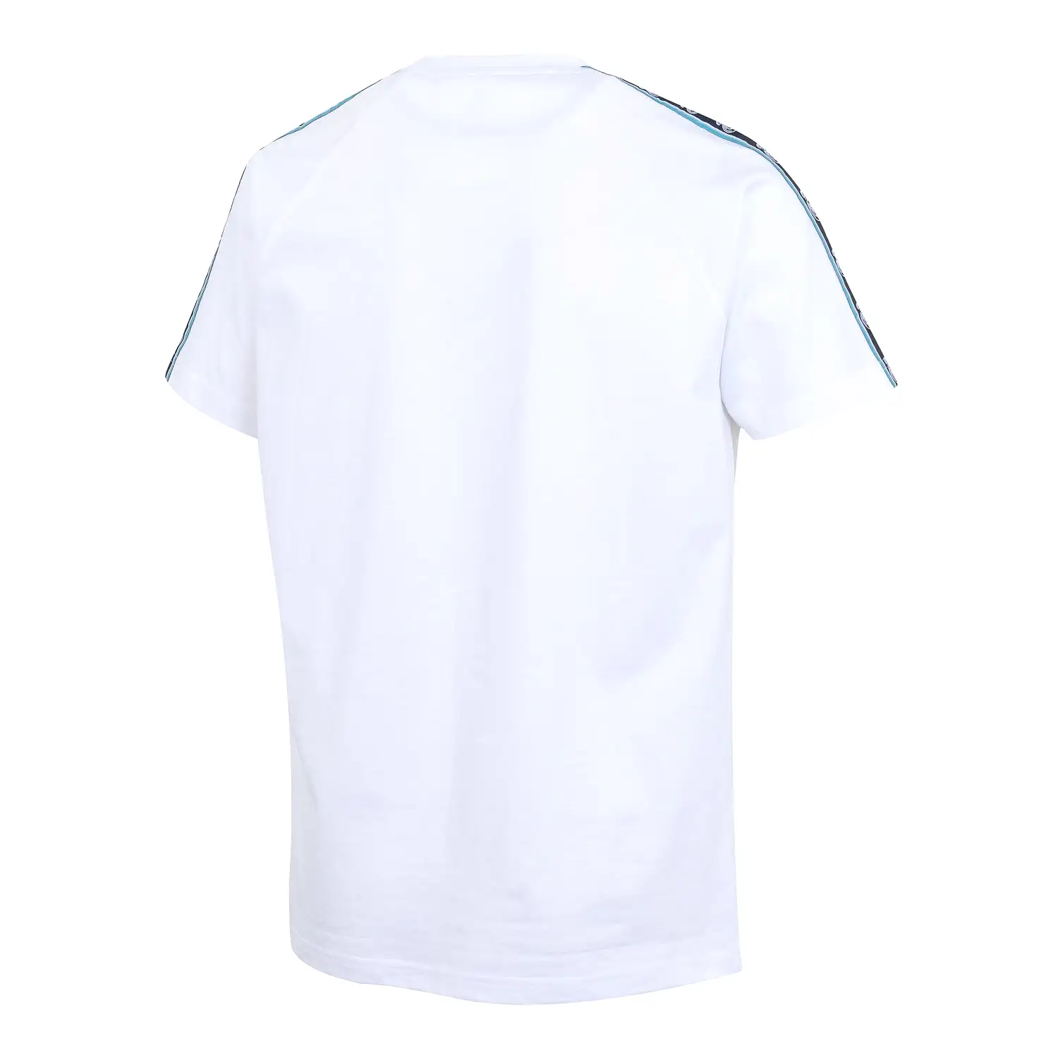 Camiseta Madrid Sky Cinta Escudo Hombre Blanco