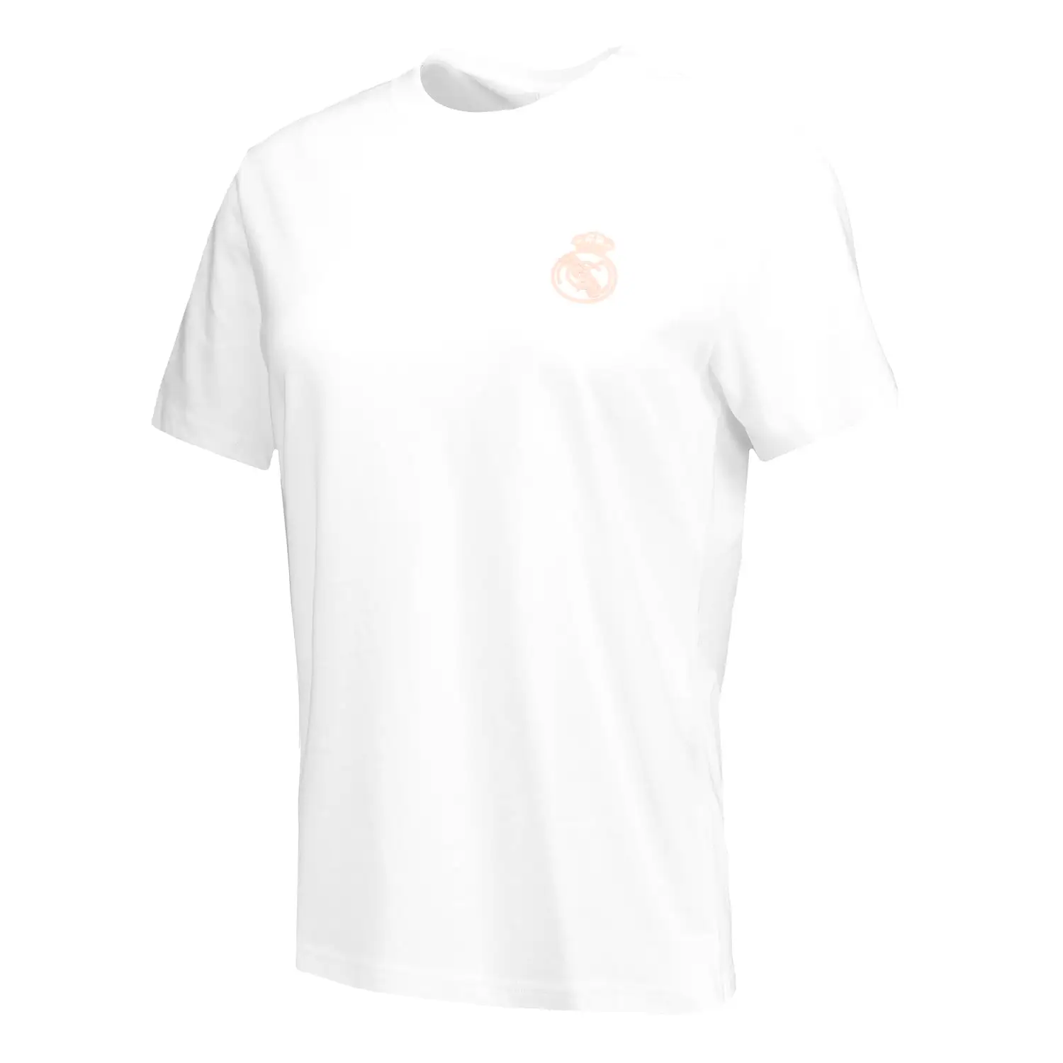 Camiseta Mujer ECO Essentials Real Madrid Escudo Monocolor Blanca