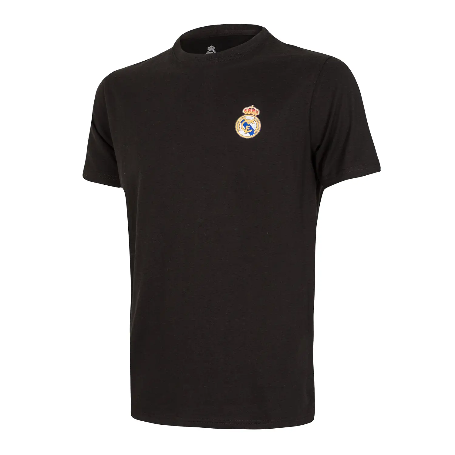 Camiseta Negra Hombre Escudo Color Essentials