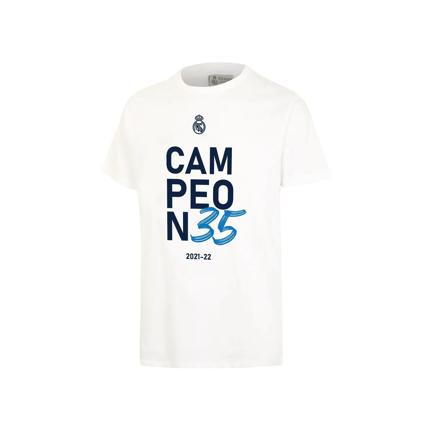 Camiseta Niños Campeóns 35 Blanca